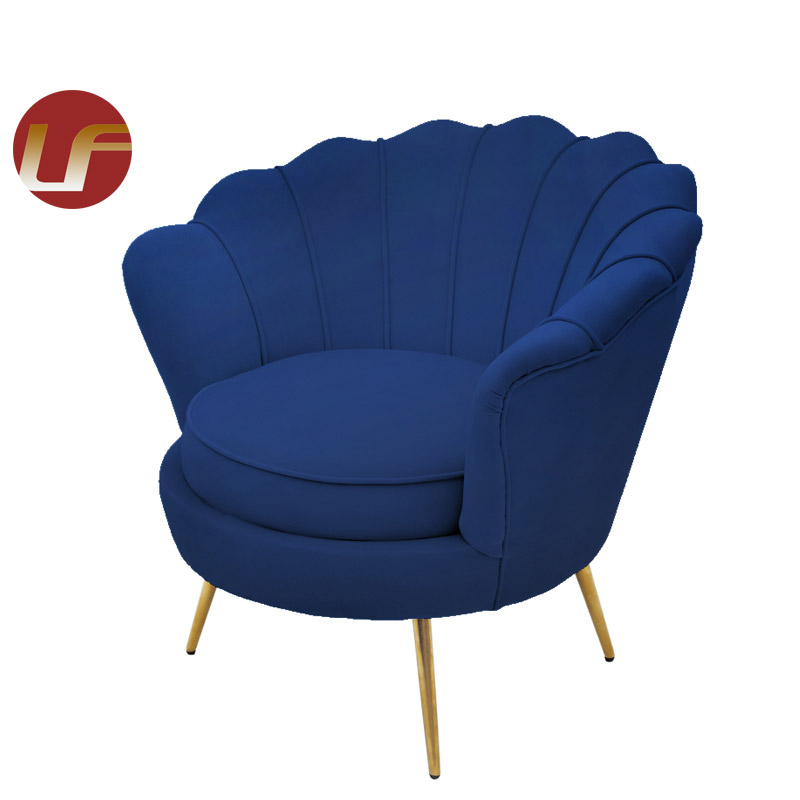 Cielo, venta al por mayor, terciopelo nórdico, moderno diseño de lujo, muebles, sillas de comedor, sillas de comedor con patas de Metal doradas