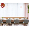 Suministro de conjunto de muebles de restaurante de hotel de madera moderno personalizado profesional para hotel de 5 estrellas