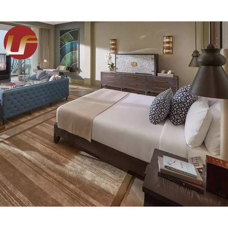 Conjunto de dormitorio de muebles de dormitorio de venta caliente de estilo moderno de muebles para el hogar de Villa