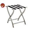 Portaequipajes plegable de acero inoxidable para muebles de habitación de hotel