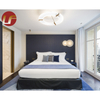 Juego de dormitorio de cama tapizada de muebles de dormitorio de hotel de lujo real de venta caliente del fabricante de Foshan