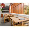 Nuevo diseño comercial Cafetería Silla Restaurante Muebles de madera