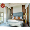 Cama de muebles de hotel personalizable moderna Juego de habitación de hotel moderno Juegos de muebles de dormitorio