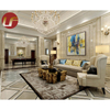 Muebles de sala de estar de diseño italiano moderno, sofás de cuero seccionales italianos de gama alta, sofá de cuero seccional de lujo para sala de estar