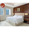 Conjuntos de dormitorio de suites de hotel Muebles personalizados Estrella de lujo Estilo de madera personalizado Embalaje Ventas modernas