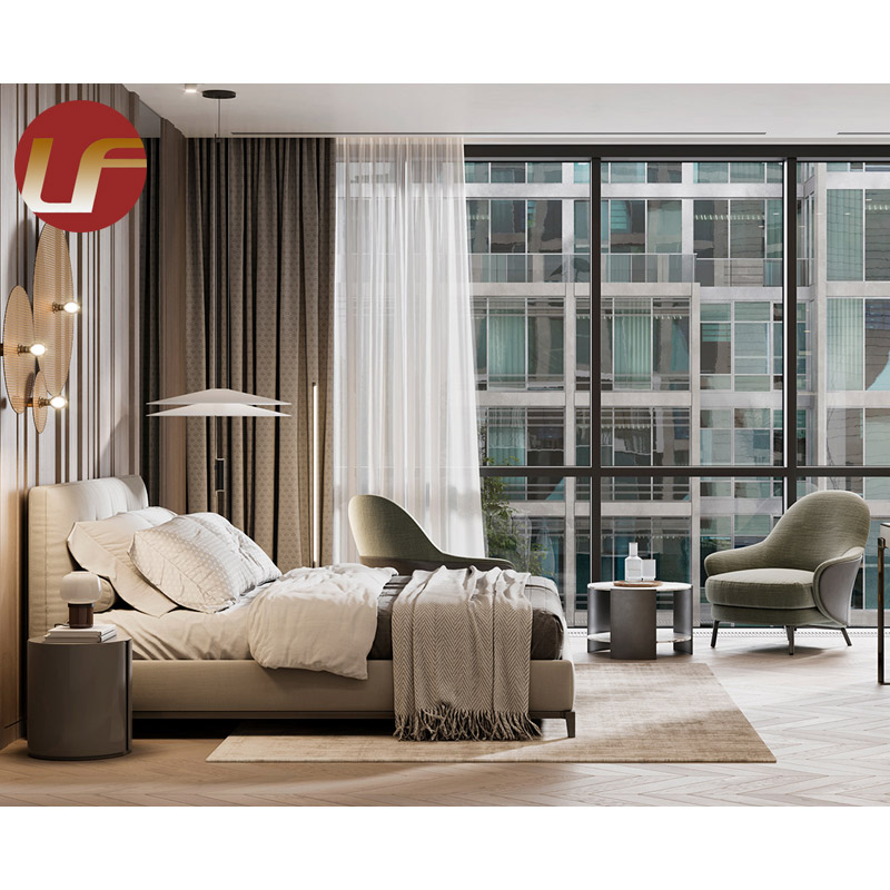 Gran oferta, muebles de hotel modernos de lujo, muebles de dormitorio, diseñador de conjunto con precio barato