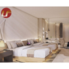 Los muebles modernos modificados para requisitos particulares de la habitación de hotel del tamaño fijan el sistema de cinco estrellas de los muebles del dormitorio del hotel