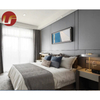 Muebles de hotel personalizados Muebles de villa de juego de dormitorio de hotel Hilton de lujo moderno de cinco estrellas