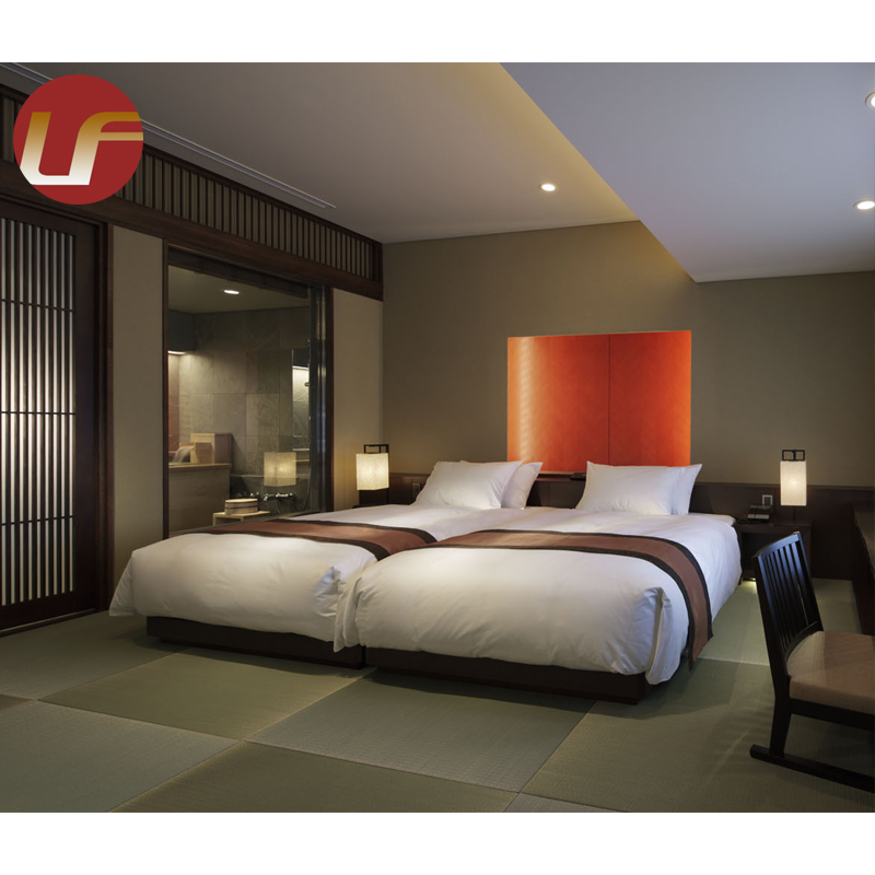 Conjunto de muebles de hotel de 5 estrellas personalizado directo de fábrica Muebles de vestíbulo de habitación de hotel Muebles de juegos de dormitorio de hotel