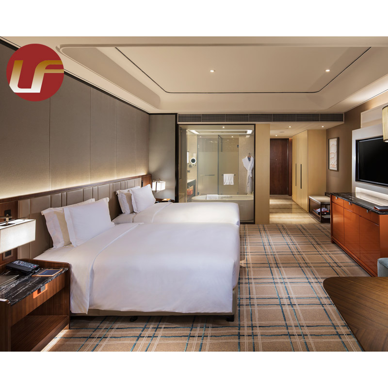 Moderno personalizar muebles de hotel conjunto de muebles de dormitorio de hotel de lujo de cinco estrellas