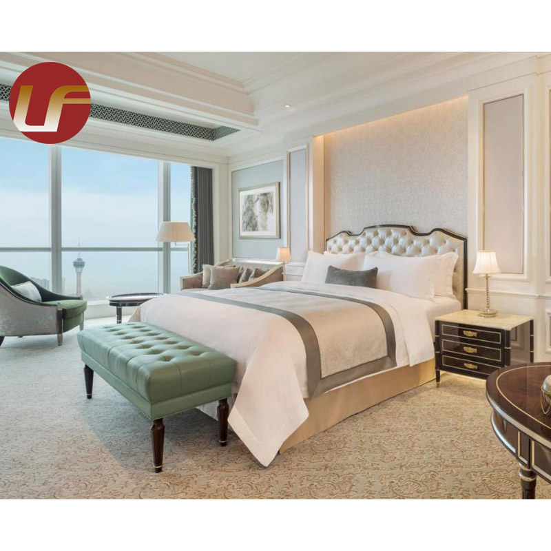 Juego de muebles de dormitorio King Size de hotel de 5 estrellas de diseño de lujo de alta calidad