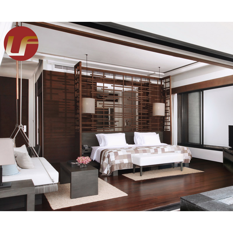 Foshan Luxury Royal Furniture Juego de muebles de dormitorio de 5 estrellas modernos para todos los países
