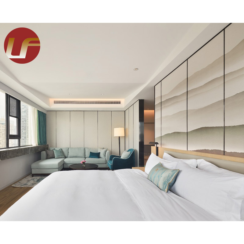 Nuevo juego de muebles de dormitorio de hotel de muebles de sala de estar de dormitorio moderno para paquete de OEM ODM de hotel